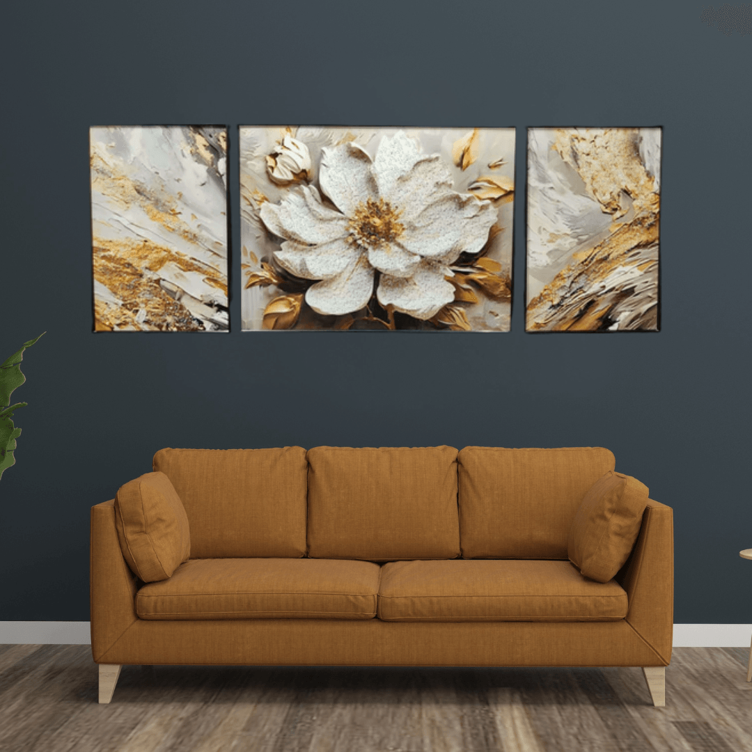 Modern Crystal Painting set of 3 42